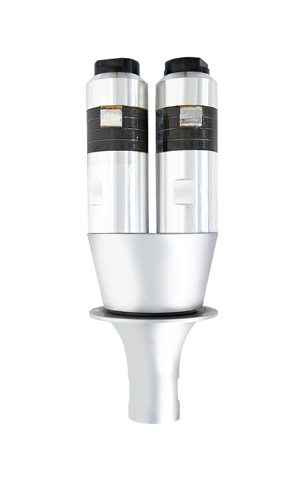 15kHz-4200W 新力源換能器 雙柱直筒(銀黑)