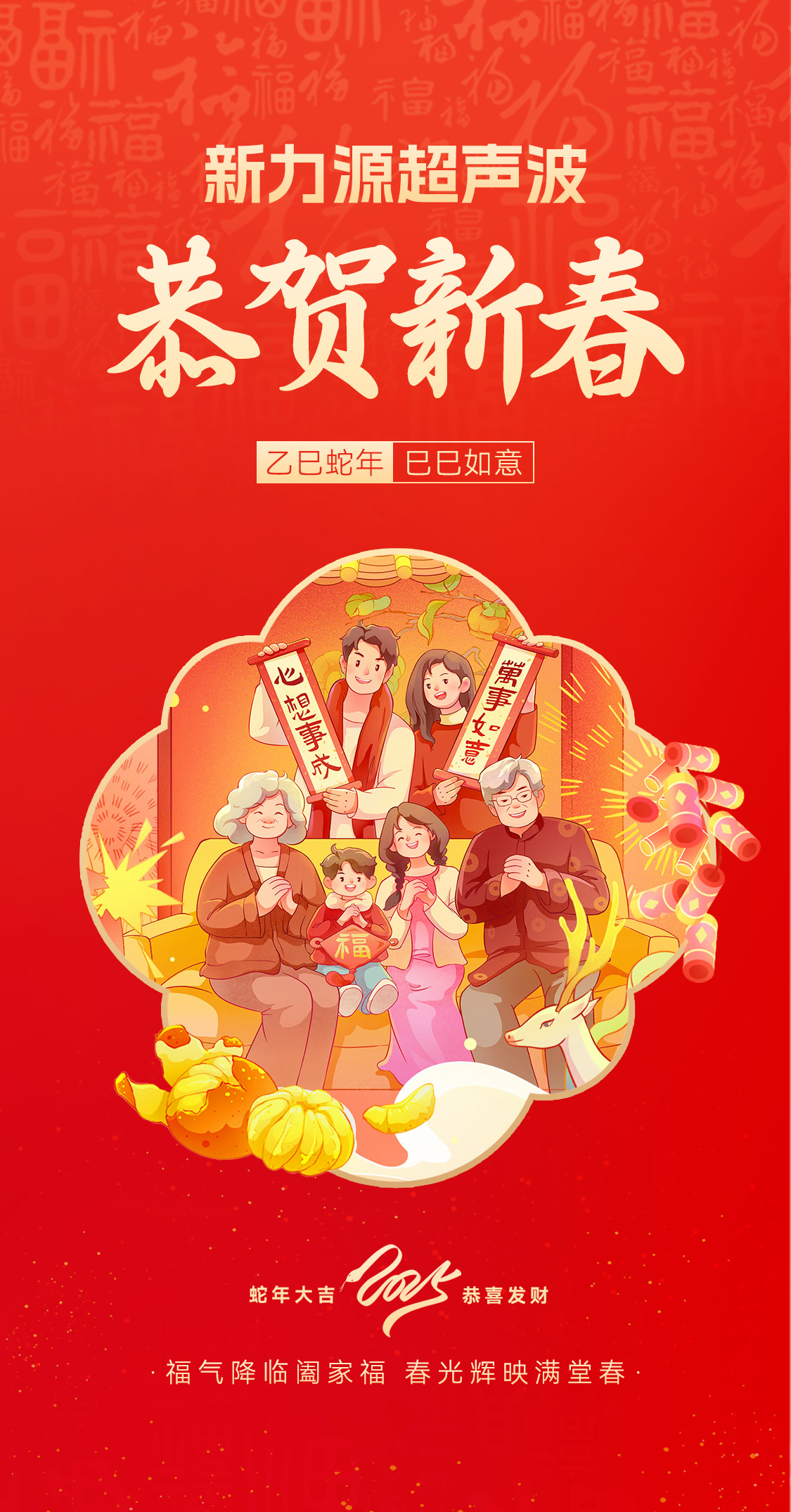 恭賀新春，新力源超聲波向您拜年啦！